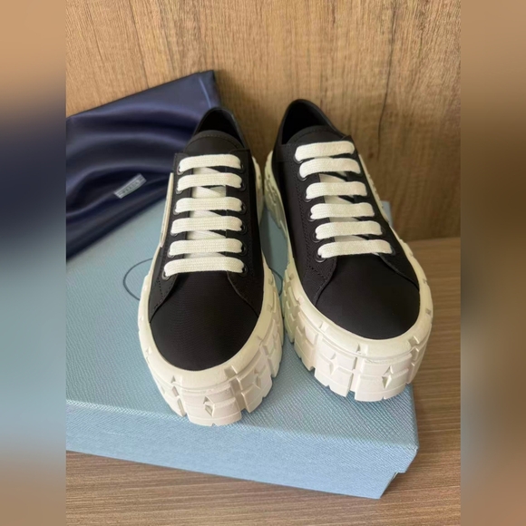 Prada Nylon Platform Sneakers - Picture 4 of 9